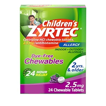 Zyrtec Children's Chewables for 24 Hour Allergy Relief
