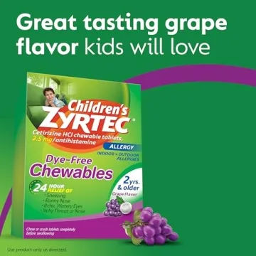 Zyrtec Children's Chewables for 24 Hour Allergy Relief