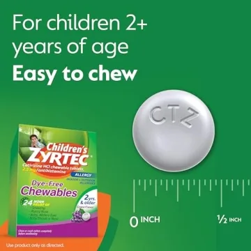 Zyrtec Children's Chewables for 24 Hour Allergy Relief