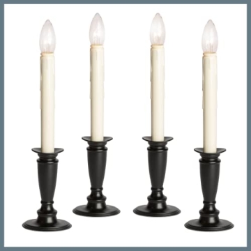 Battery Operated LED Window Candles with Remote Control