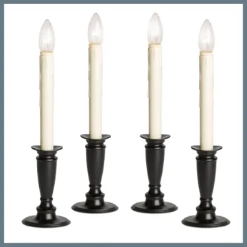 Battery Operated LED Window Candles with Remote Control