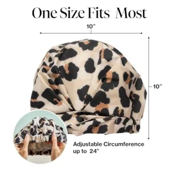 Stylish Kitsch Luxury Shower Caps for Women Waterproof