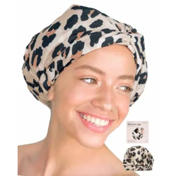 Stylish Kitsch Luxury Shower Caps for Women Waterproof