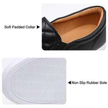 Comfortable Quilted Slip On Sneakers for Women