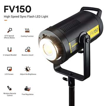 Godox FV150 150W Wireless HSS LED Light for Photographers