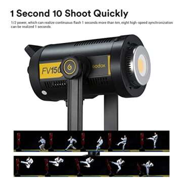 Godox FV150 150W Wireless HSS LED Light for Photographers