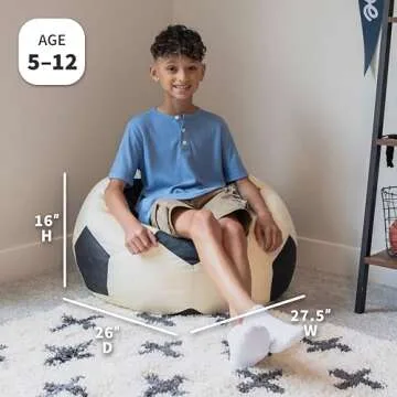 Big Joe Sports Ball Bean Bag Chair for Kids Comfort