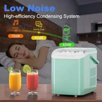 OLIXIS Portable Ice Maker - Fast Ice Production on Demand