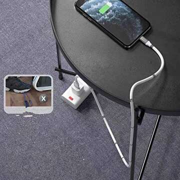 Retractable Magnetic Charging Cable for Fast Charging