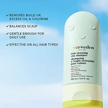 Evereden After Swim & Sports Kids Shampoo | Gentle Cleansing & Detox for Hair