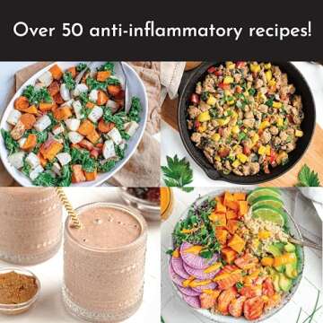 Just Ingredients - The Inflammatory Reset: Your Guide to Reducing Inflammation | Understand and manage chronic inflammation |30-Day Meal Prep Food Cookbook for Gut Health and Anti-Inflammatory Diet |