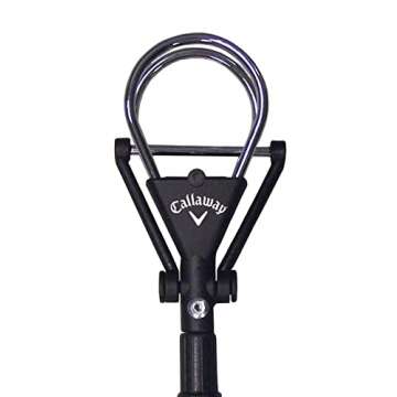 Callaway Golf Ball Retriever for Water, Telescopic with Dual-Zip Headcover, 6 Feet, Natural
