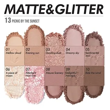 CLIO Pro Eye Shadow Palette for Vibrant Looks  |  10 Shades