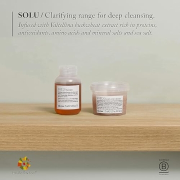 Davines SOLU Sea Salt Scrub Cleanser for Refreshing Hair
