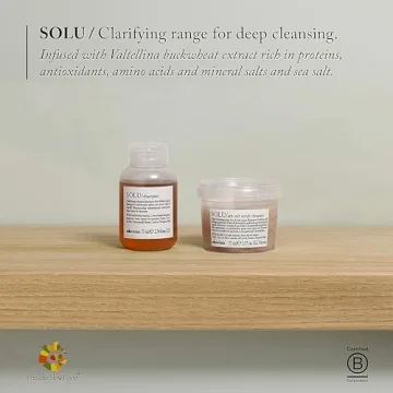 Davines SOLU Sea Salt Scrub Cleanser for Refreshing Hair