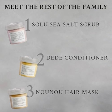 Davines SOLU Sea Salt Scrub Cleanser for Refreshing Hair