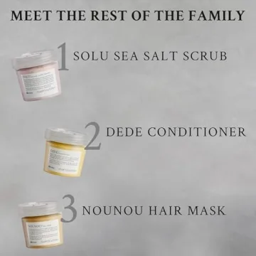 Davines SOLU Sea Salt Scrub Cleanser for Refreshing Hair