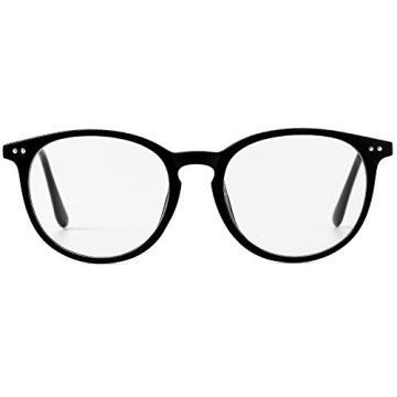 Retro Round Fake Glasses Lightweight Durable Frames