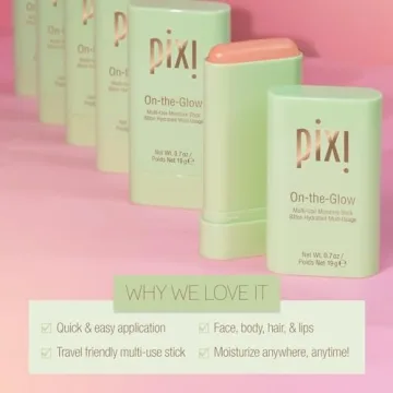Pixi Beauty On-The-Glow Solid Moisturizer Stick - Travel-Friendly Hydration