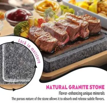 Artesia Cooking Stones Set for Sizzling Gourmet Meals
