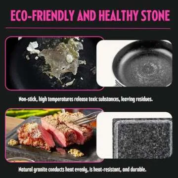 Artesia Cooking Stones Set for Sizzling Gourmet Meals