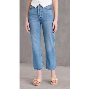 Levi's Ribcage Straight Ankle Jeans for Women