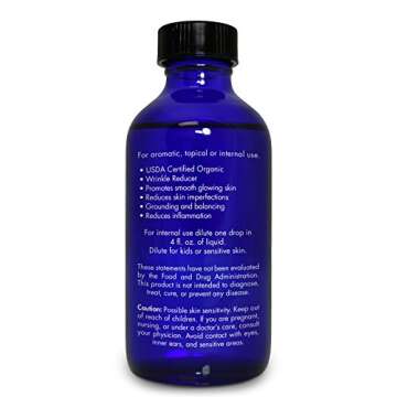 Organic Patchouli Essential Oil - Safe to Ingest, 1 OZ