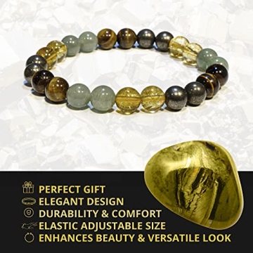 Wealth Prosperity Success Crystal Bracelet Set
