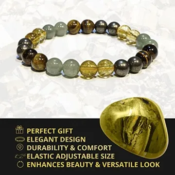 Wealth Prosperity Success Crystal Bracelet Set