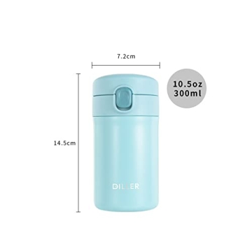 Diller Travel Coffee Mug - Mini Insulated Leak Proof Tumbler