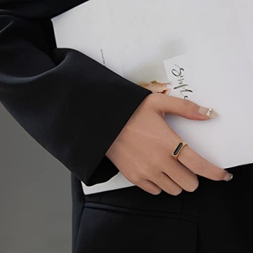 VQYSKO Stainless Steel Signet Ring | Fashionable and Durable