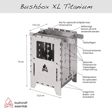 Experience the Bushbox XL Titanium Outdoor Stove Today