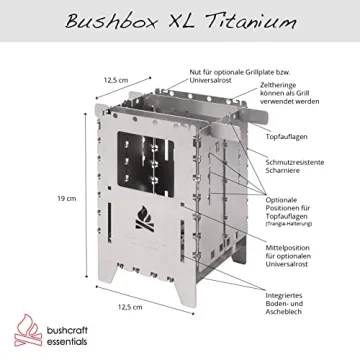 Experience the Bushbox XL Titanium Outdoor Stove Today