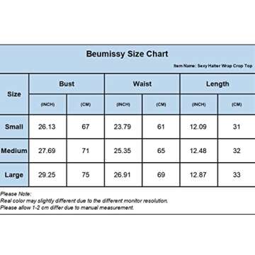 Beumissy Women's Sexy Halter Crop Top - Versatile & Stylish