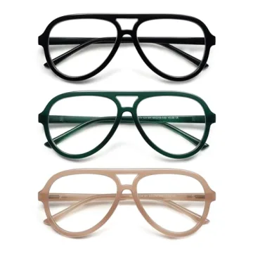 Shop AMOMOMA Retro Aviator Reading Glasses - 3 Pack 2.5X