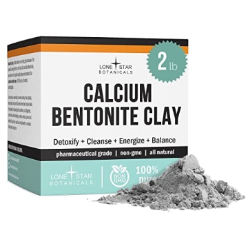 Calcium Bentonite Clay Healing Powder - Pharmaceutical Grade Detox for Face & Body
