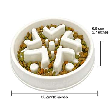 Eco-Friendly Bamboo Slow Feeder Bowl for Healthy Eating