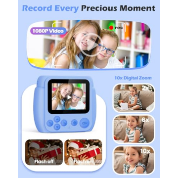 Kids Instant Print Camera - Perfect Creative Gift for Kids