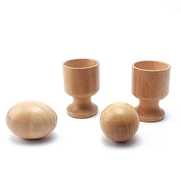 Montessori Object Fitting Ball Egg and Cup for Kids