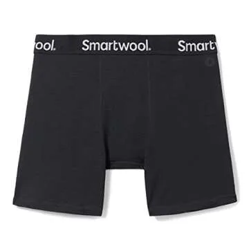 Smartwool Men's Merino Wool Boxer Briefs - Travel Comfort and Performance