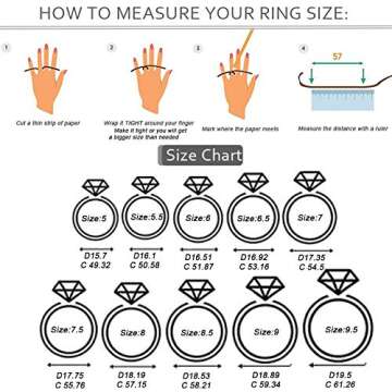 17 MILE 4 PCS Gold Chunky Dome Rings Set for Women/Men, 18K Real Gold Signet Polished Round Stacking Minimalist Ring Size 5-10 (Gold Size 6.75 7)