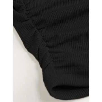 CIDER Matching Set: Trendy Ruched Tank & Trousers