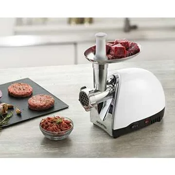 Gourmia Electric Meat Grinder 500 1000 Watt Power