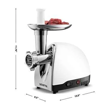 Gourmia Electric Meat Grinder 500 1000 Watt Power