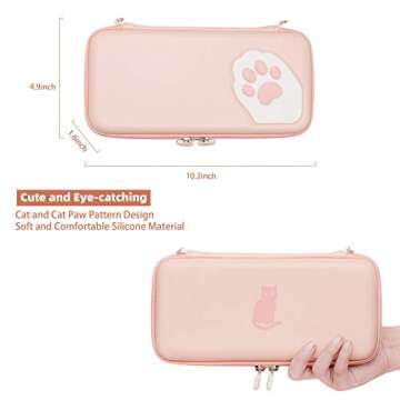 GeekShare Cute Cat Paw Case for Nintendo Switch/Switch OLED