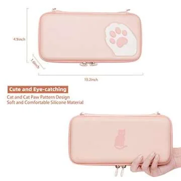 GeekShare Cute Cat Paw Case for Nintendo Switch/Switch OLED