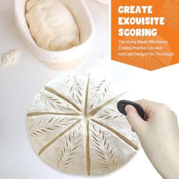 NeoRov Extractable & Magnetic Bread Lame Dough Scoring Tool - Professional Sourdough Scoring Tool - ...