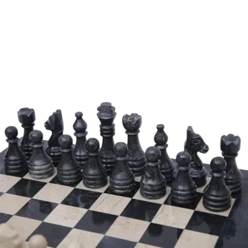 Luxury 15 Inch Marble Chess Set for Adults