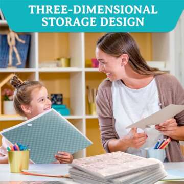 Caydo 40 Piece Scrapbook Paper Organizer - Versatile & Durable