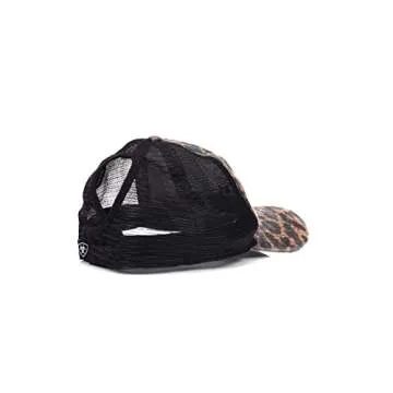 ARIAT Women's Leopard Ponytail Cap for Stylish Comfort
